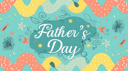 Happy father's day design background - 796841292