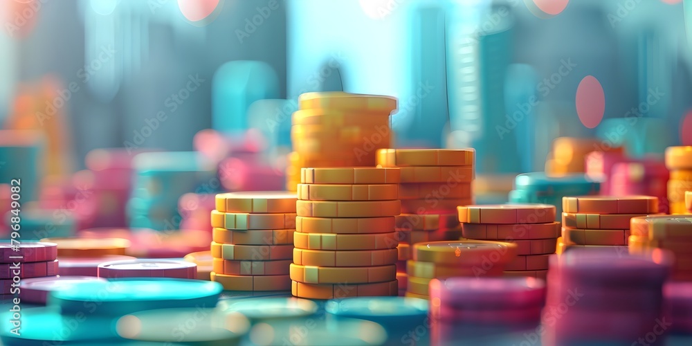 Poster engaging animated visualizations simplifying complex financial concepts for business and investment 