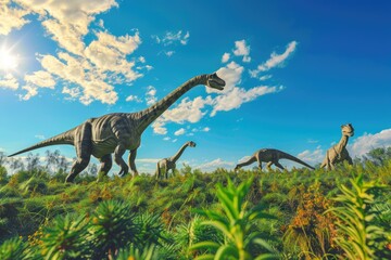 Dinosaur Paradise: Triassic Era Landscape