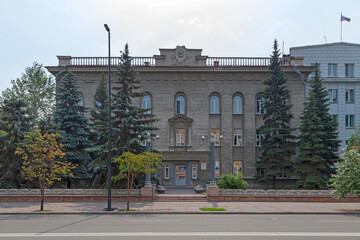 Building of the Management of social protection of the population of the Central district administration in Krasnojarsk