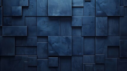 abstract background with blue tiles