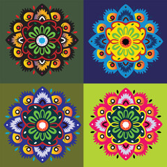 Colorful mandala background, multi color mandala design, Mandala design isolated, Beautiful mandala luxury design