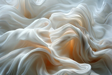 Organic, flowing lines that mimic natural forms, linking technology with bio-inspired design,