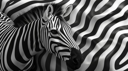 Zebra camouflage: the art of blending in