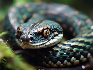 Naklejka premium close up of a snake