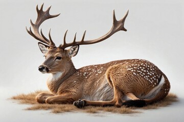 An image of a sleeping Deer
