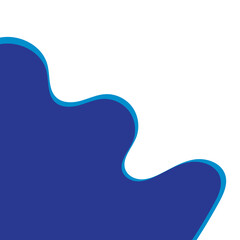 Divider Header for App, Banners or Posters. Set of Template Dividers Shapes for Website. Curve Lines, Drops, Wave Collection of Design Element for Top, Bottom Page Web Site.