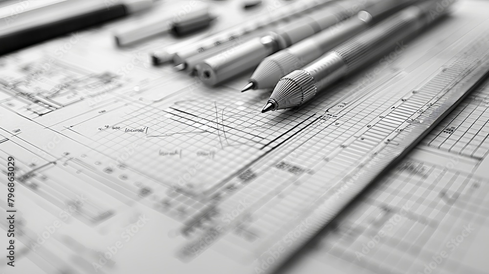 Poster grid system: an image depicting a grid system applied to a branding project
