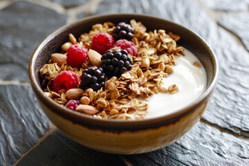 Fitness-oriented oats with organic granola and weight control cornflake mix for a varied diet.