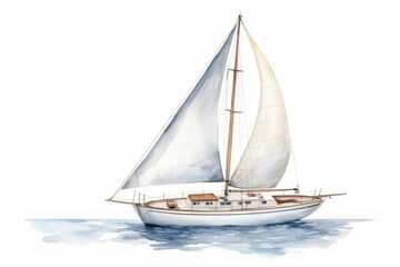 Sailboat watercraft vehicle yacht