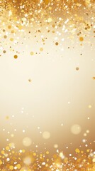 Fototapeta premium Golden frame with shining glitter 