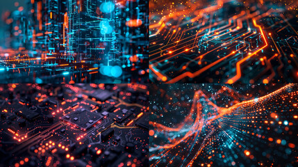 circuit board background