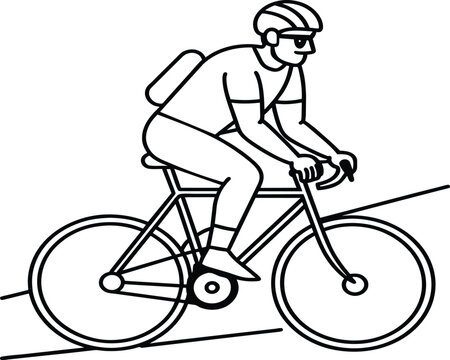 recommend clip art: Bicycle coloring pages. Vehicles line art for coloring book