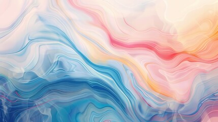 abstract colorful background with waves of a liquid, fluid-marbled paper texture