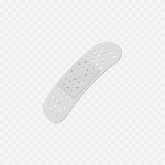 Medical adhesive tape. First aid bandage. Plaster