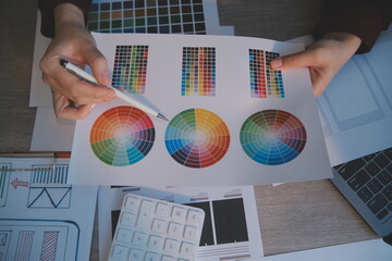 UX UI design process for modish mobile application and website . Creative prototype of wireframe...