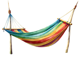 Coconut tree and hammock