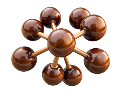 Chocolate molecular geometric chaos abstract structure