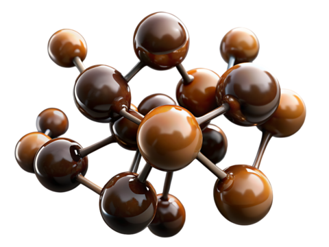 Chocolate molecular geometric chaos abstract structure