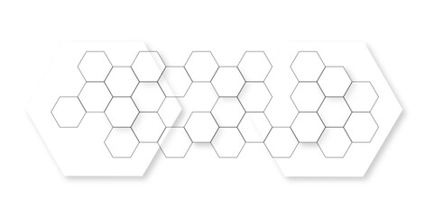 Abstract white background with hexagon and hexagonal background. Luxury white pattern with hexagons. abstract 3d hexagonal background with shadow. 3D futuristic abstract honeycomb mosaic background.