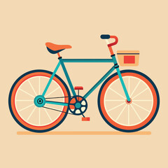 Bicycle vector art. Vehicles vector illustration