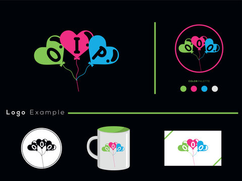 Balloon Letters OIP Baby Shop Logo