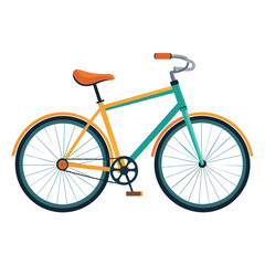 Bicycle vector art. Vehicles vector illustration