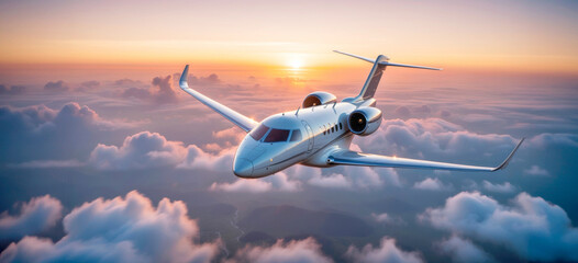 Luxury private jet