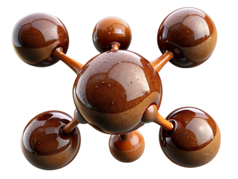 Chocolate molecular geometric chaos abstract structure
