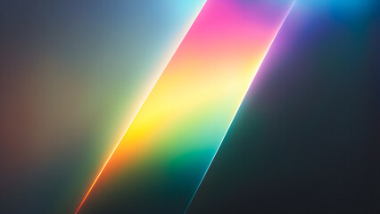 Technoluxury: Prismatic Light Showcases Dazzling Color Spectrum. Holiday Tech Delight. generative AI