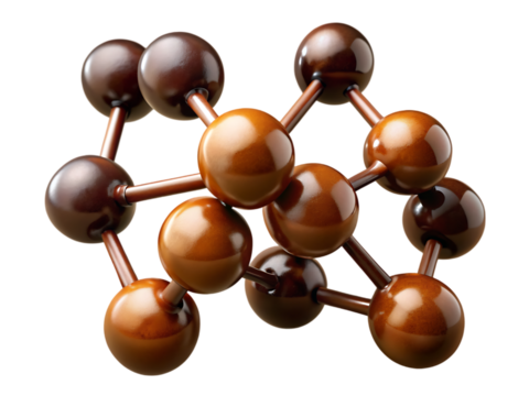 Chocolate molecular geometric chaos abstract structure