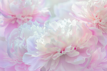 A close up of a pink flower with white petals