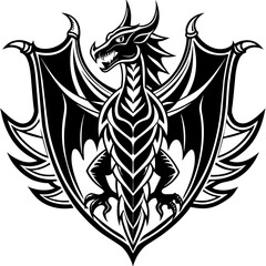 symbol-of-the-dragon-in-coat-of-arms-style--symmet
