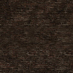 Vintage Grunge Brick Wall Texture Background.