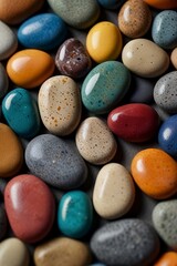 Colorful rocks backgrounds, beach rocks backgrounds, small rocks images, beautiful rocks backgrounds and high quality images. Generative AI