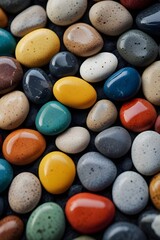 Colorful rocks backgrounds, beach rocks backgrounds, small rocks images, beautiful rocks backgrounds and high quality images. Generative AI