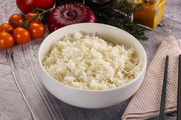 Indian cuisine Steamed basmati rice