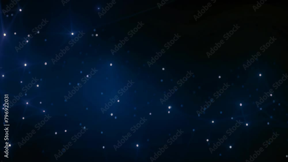 Leinwandbilder abstract network connection on dark background. technology concept. 3d rendering, digital background