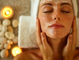 Ultrasonic devices used during facials help penetrate the skin more deeply with nutrients, improving efficacy and embodying a hitech concept