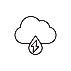 Water icon design with white background stock illustration