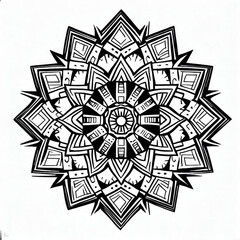 dechado, vector, mándala, adorno, designio, flor, encaje, ilustración, decoraciones, floral, circunferencia, arte, montar, elemento, empapelar, antique, decoración, con textura, barroco, copo de nieve