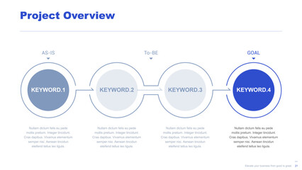 Flat business infographic diagram vector slide presentation template