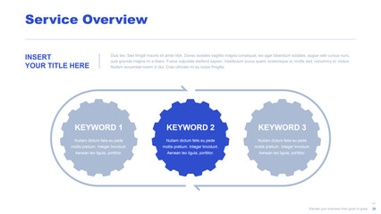 Flat business infographic diagram vector slide presentation template