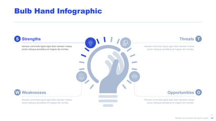 Flat business infographic diagram vector slide presentation template
