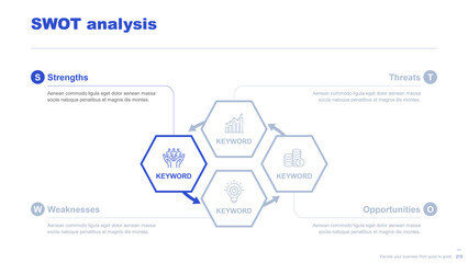 Flat business infographic diagram vector slide presentation template