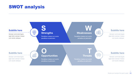 Flat business infographic diagram vector slide presentation template