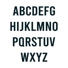 Classic college font. Vintage sport font in american style for football, baseball or basketball logos and t-shirt. Athletic department typeface, varsity style font. Vector