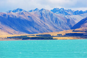 lake in the mountains, New Zealand lakes