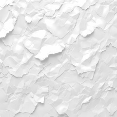 Exquisite White Crinkled Paper Surface for Design and Artwork