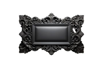 Plastic Frame isolated on transparent background.